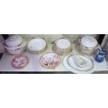 A Quantity Of Pottery Dinner Wares, to include a Losol ware 29 piece dinner set, Chinese export