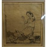 Robert Sargent Austin (1895-1973) "A Roman Madonna" Etching, signed and dated 1922 in pencil, 17 x