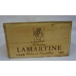 A Case Of Twelve Bottles Of Chateau Lamartine 2005, Cotes De Castillon, 750ml, case sealed