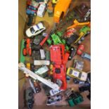 A Quantity Of Die Cast Model Toy Cars & Vehicles, to include examples by Matchbox and Corgi,