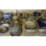 A Large Quantity Of Ceramics, Crystal & Linen, to include a Lladro figure, boxed picture plates,