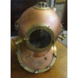 A Reproduction Divers Helmet, 50cm high