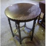 A Mixed Lot Of Furniture, to include a Victorian walnut footstool, overmantel mirror, wine table,