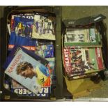 A Large Quantity Of Scottish Football Programmes, mainly of Rangers and Hearts FC, circa 1990s, (2