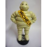 A Large Reproduction Painted Metal Figure of the Michelin Man, Detroit Reg 1918, painted to reverse,
