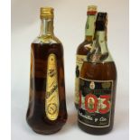 Four Bottles of Assorted Brandy, to include bottles by Napoleon, Fundador, and Soberano, (4)