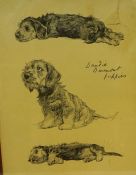 Cecil Aldin (1870-1935) A Set of Six Colour Prints of Dog Subjects on Paper, from a Cecil Aldin
