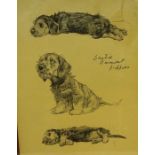 Cecil Aldin (1870-1935) A Set of Six Colour Prints of Dog Subjects on Paper, from a Cecil Aldin