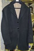 A Gent,s Black All Wool Hunting Coat, With label for Caldene to interior, size 42