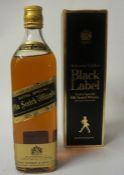 Johnnie Walker Black Label Extra Special Old Scotch Whisky, 40% vol, 70cl, boxed, also with The