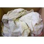 A Quantity of Silk & Linen Under and Over Garments, circa Victorian and later, (12)