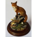 A Border Fine Arts Figure Group of "Watching and Waiting", 19cm high, with box