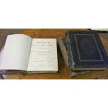 A Victorian Leather Bound Bible, with the commentaries of Scott and Hendry, with illustrations, also