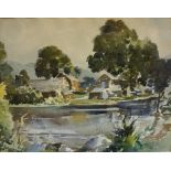 James Forbes Walker (Scottish) "Landscape & Lake Scene" Watercolour, signed indistinctly to lower