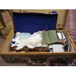 A Small Mixed Lot of Sundry Collectables, To include a masonic apron and gloves in a fitted case,