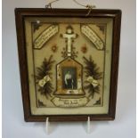A German Remembrance Picture, for Rola Arnold, dated 1921, 36 x 30cm, beneath glass, framed