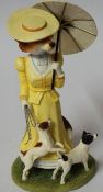 A Border Fine Arts Figure Group of Lady Jane, From the Reynard estate, 18cm high, with box