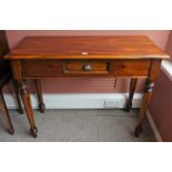 A Reproduction Hardwood Hall Table, By Ancient Mariner, with a rectangular top above a single