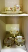 A Crown Staffordshire 38 Piece China Tea Service, also with a small quantity of porcelain, to