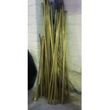 A Quantity of Brass Stair Rods & Fire Irons, approximately 50 in total