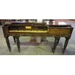 A Regency Mahogany Square Piano, By Manufacturers William Phillips, Little Tower Hill London,