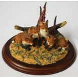 A Border Fine Arts Figure Group of "Young Ones", 11cm high, with box
