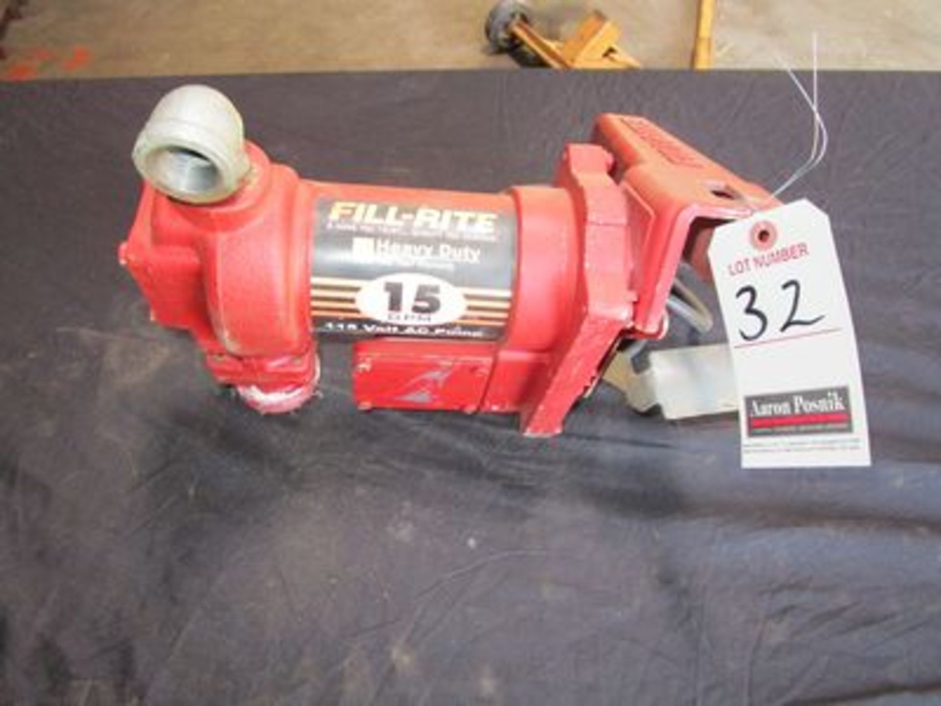 FILL RITE 115 VOLT AC TRANSFER PUMP, 1 PH.