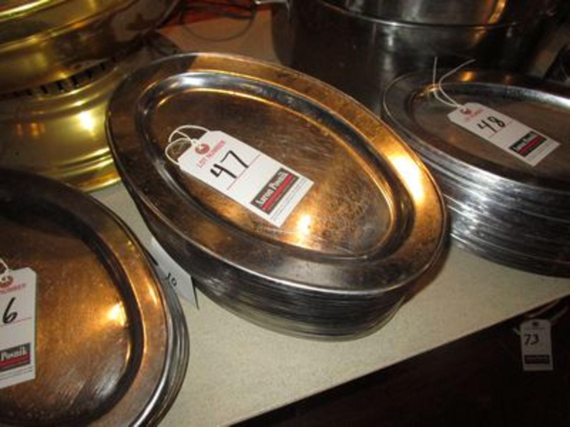 14" S.S. SERVING PLATTERS