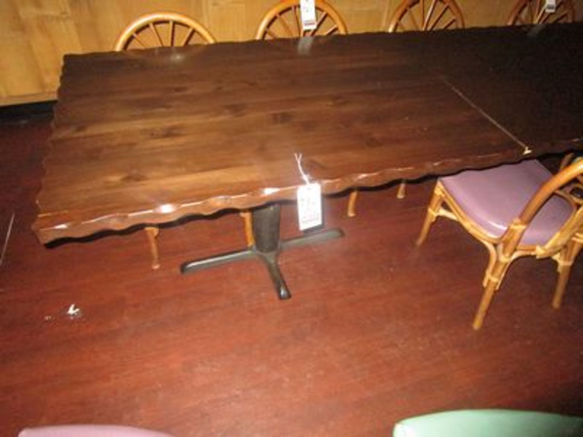50"X36" S.P. WOOD TABLE