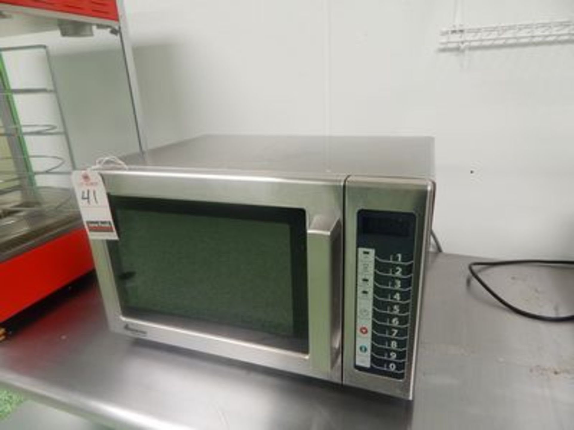 AMANA S.S. COMMERCIAL MICROWAVE OVEN