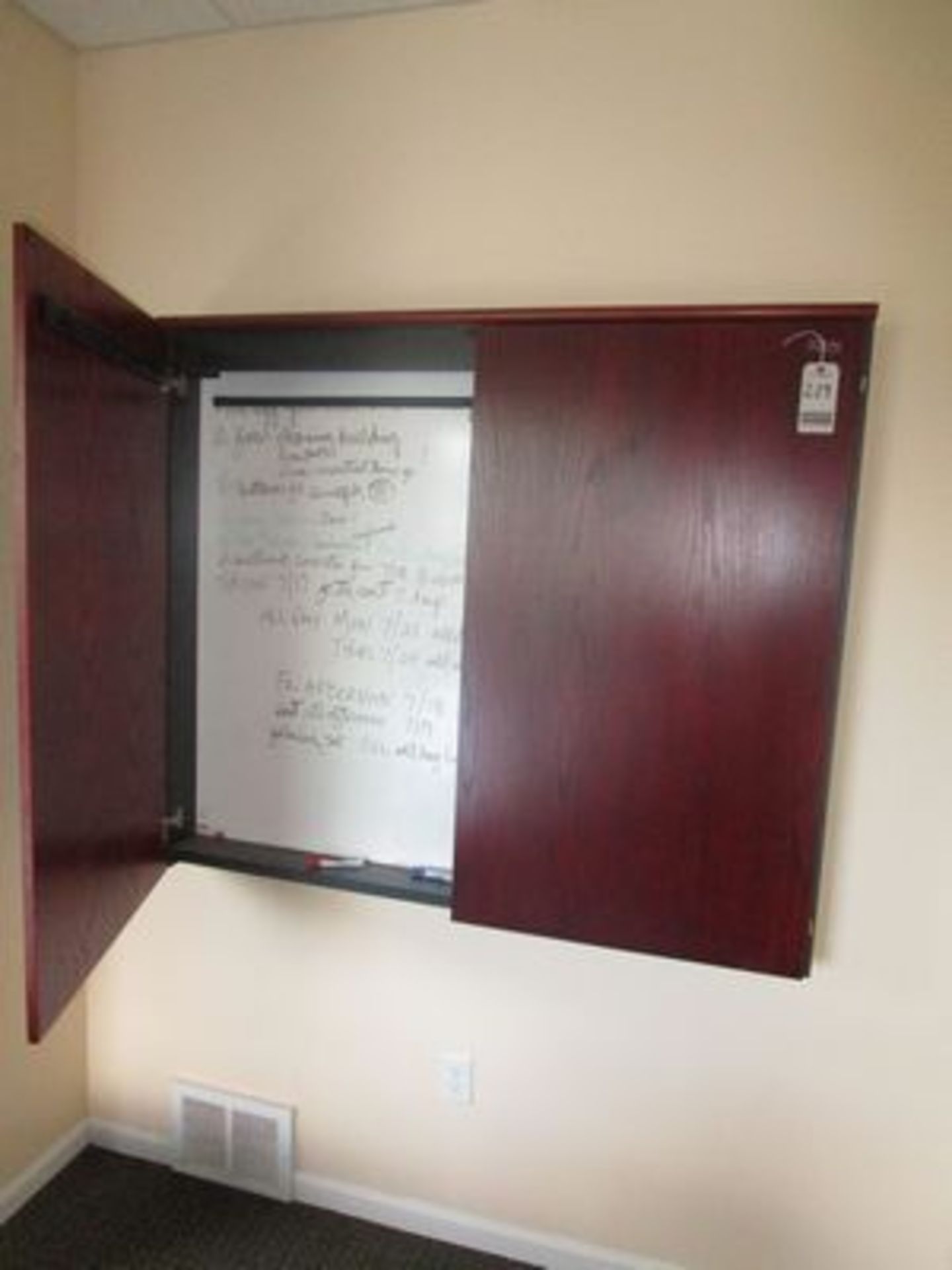 5'X4' 2D WOOD ENCLOSED WHITE ERASE BOARD