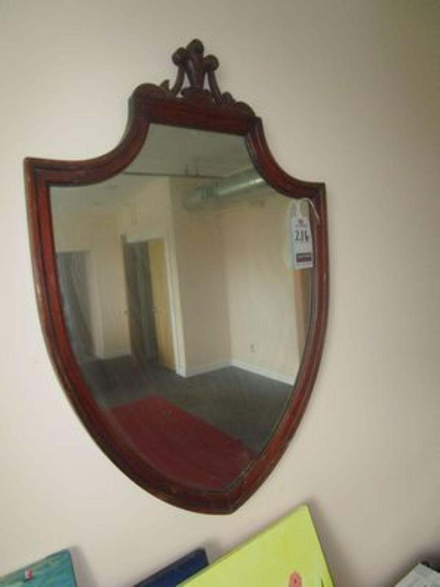 3' OVAL FRAMED MIRROR