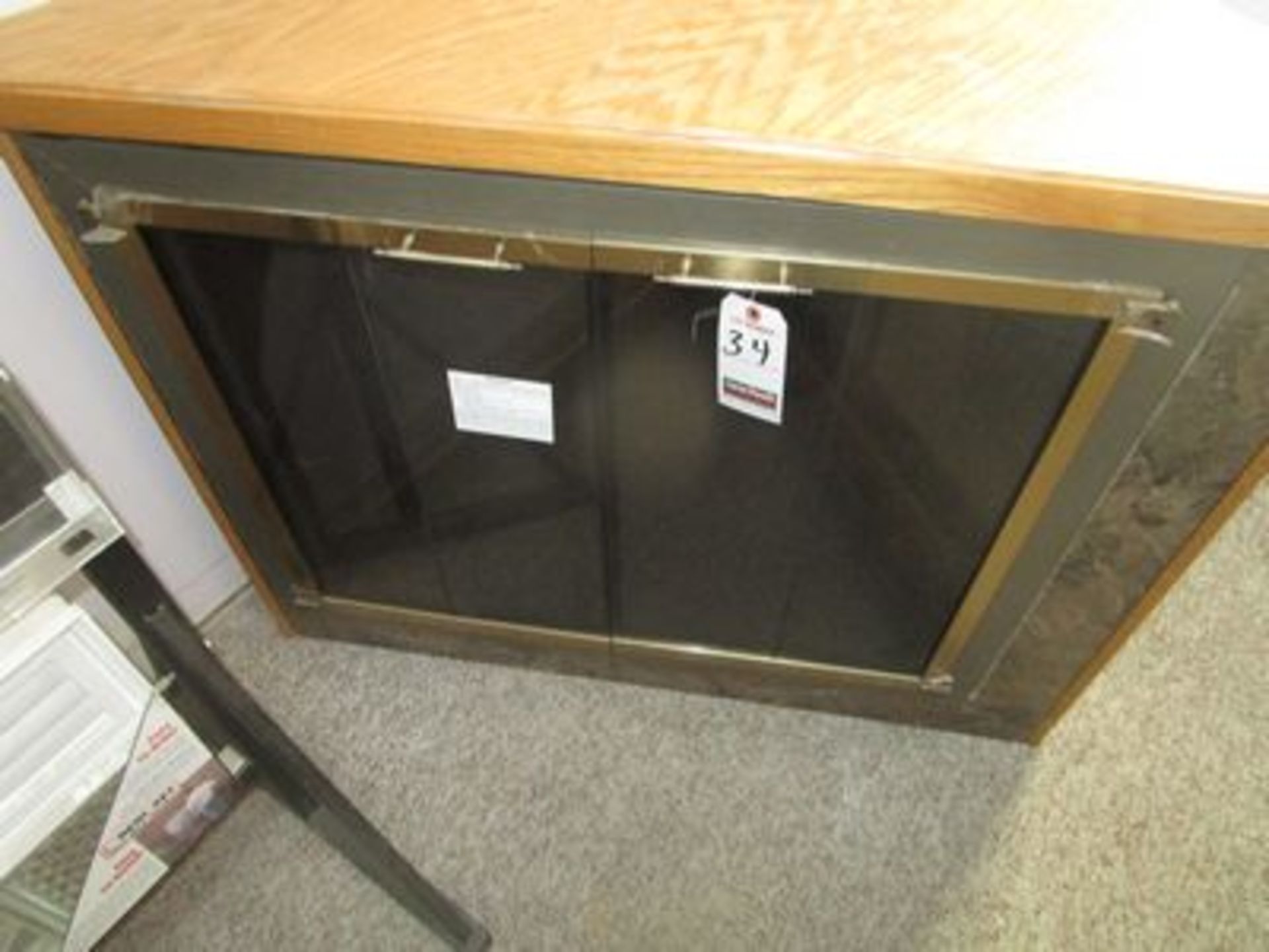 36" FIREPLACE SAFETY GLASS DOOR ENCLOSURE