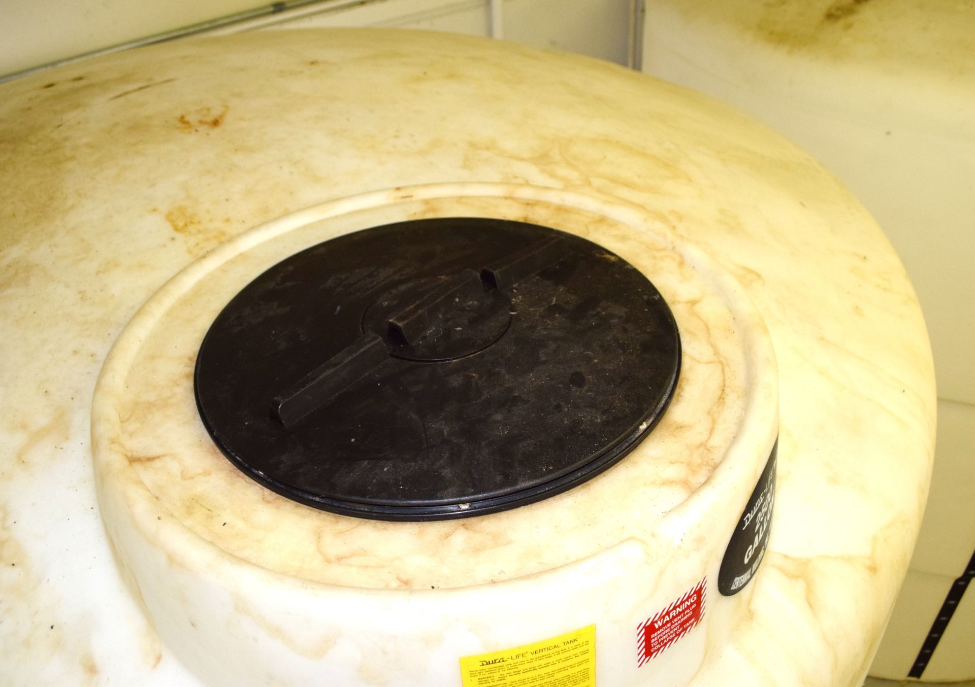 Centennial Molding 2500 Gallon Dura-Life Polyethylene Tank. Approximate 84" diameter x 84" - Image 3 of 12