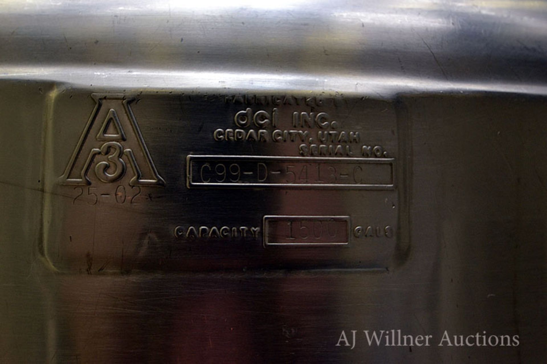 dci 1500 gallon stainless steel jacketed mixing tank - Image 3 of 5