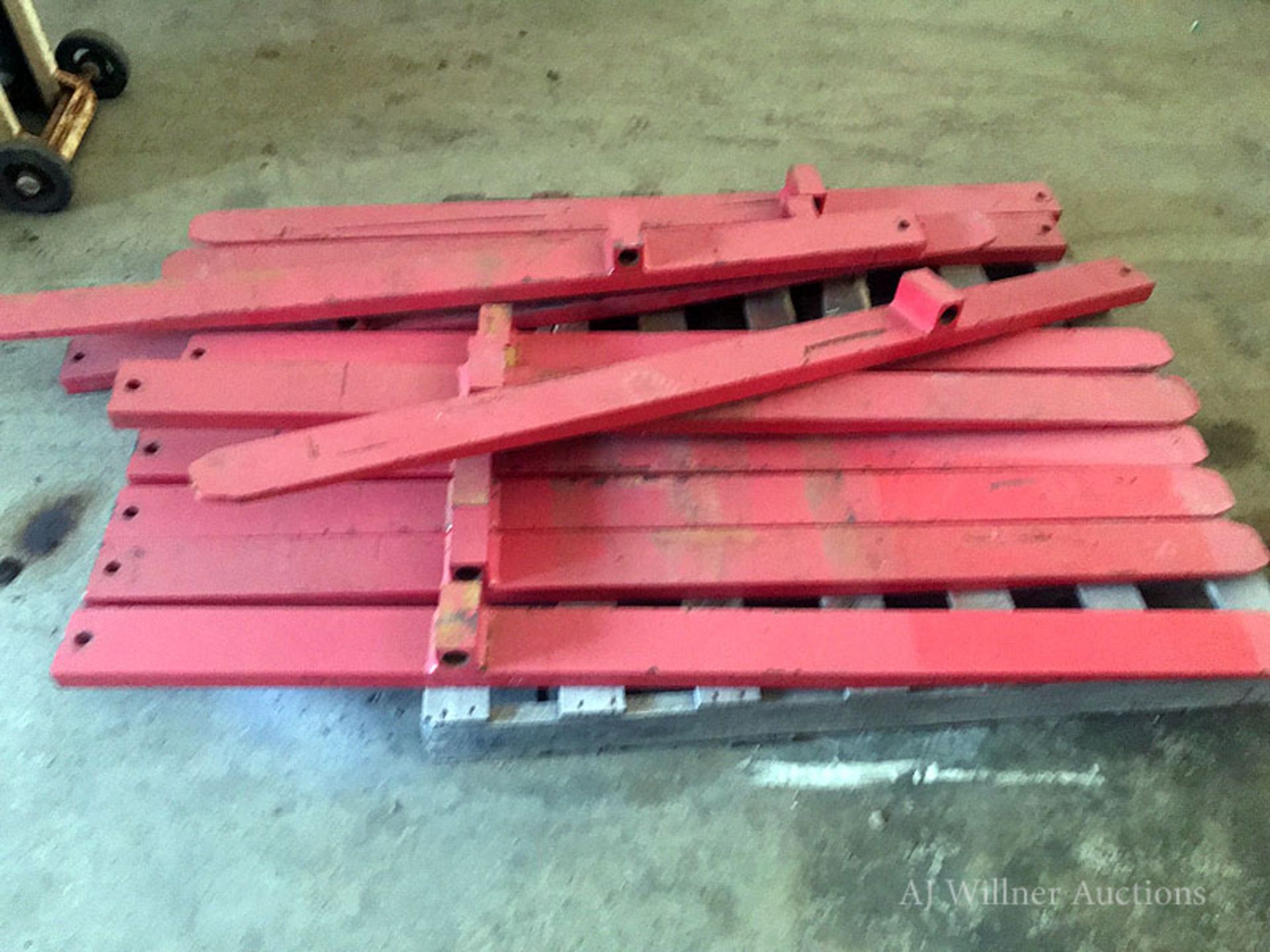 Forklift Forks (Red)