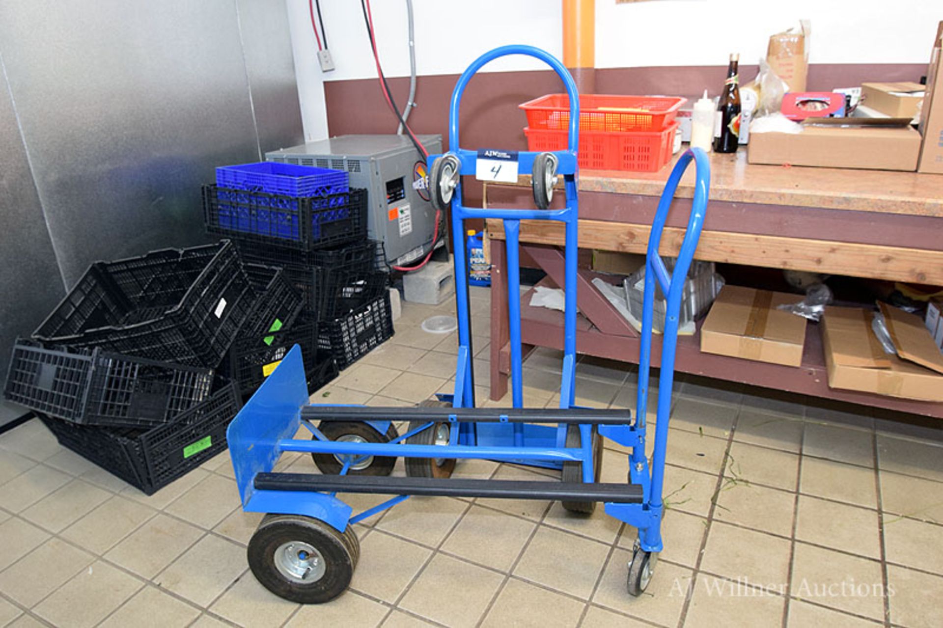 Convertible Metal Hand Trucks w/ Pneumatic Tires