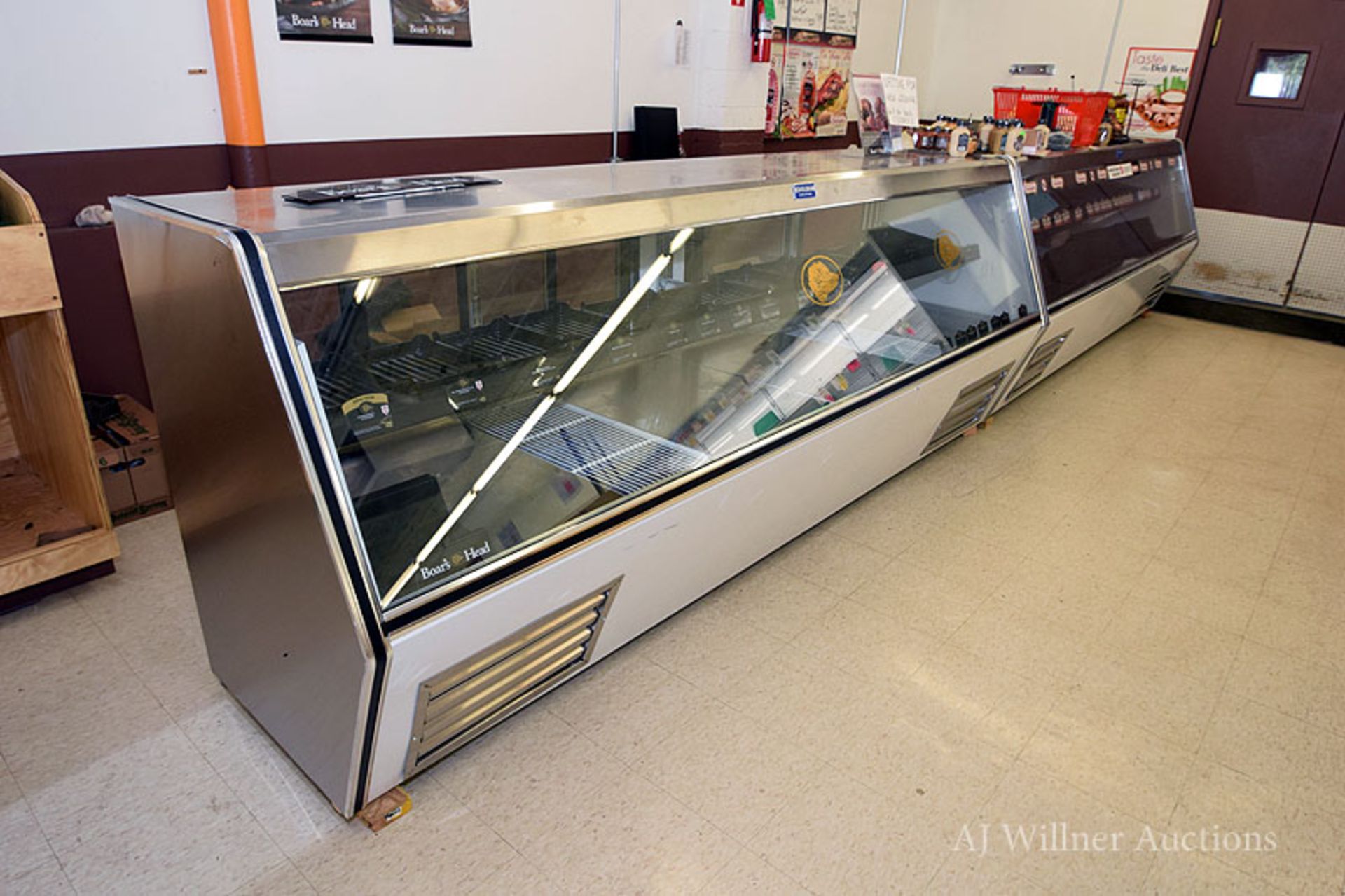 Coolman Refrigerated, Slant Front Deli Case, 10'x42"