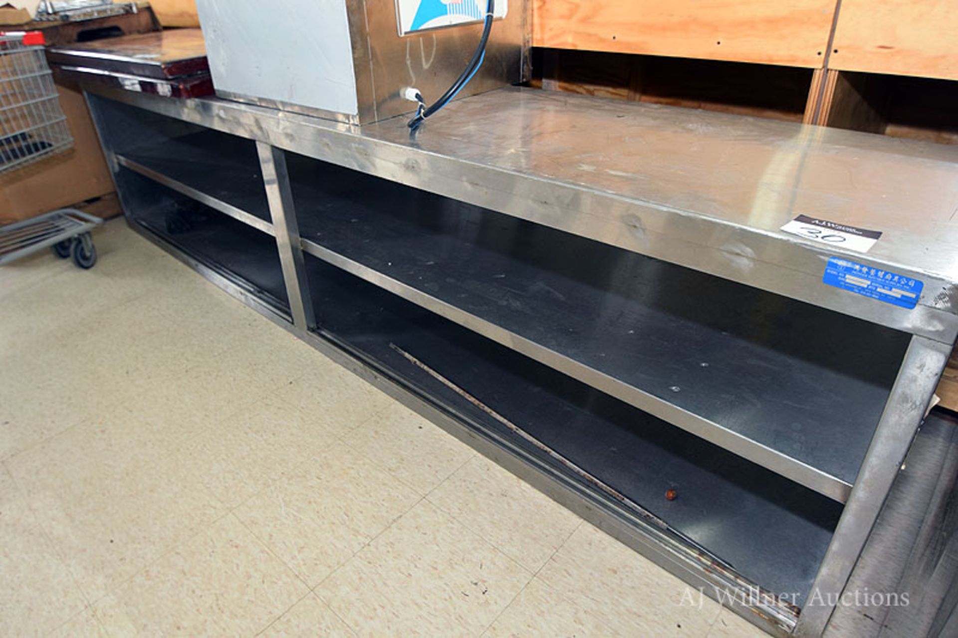 Stainless Steel Cabinet, 24"x120"x28" high