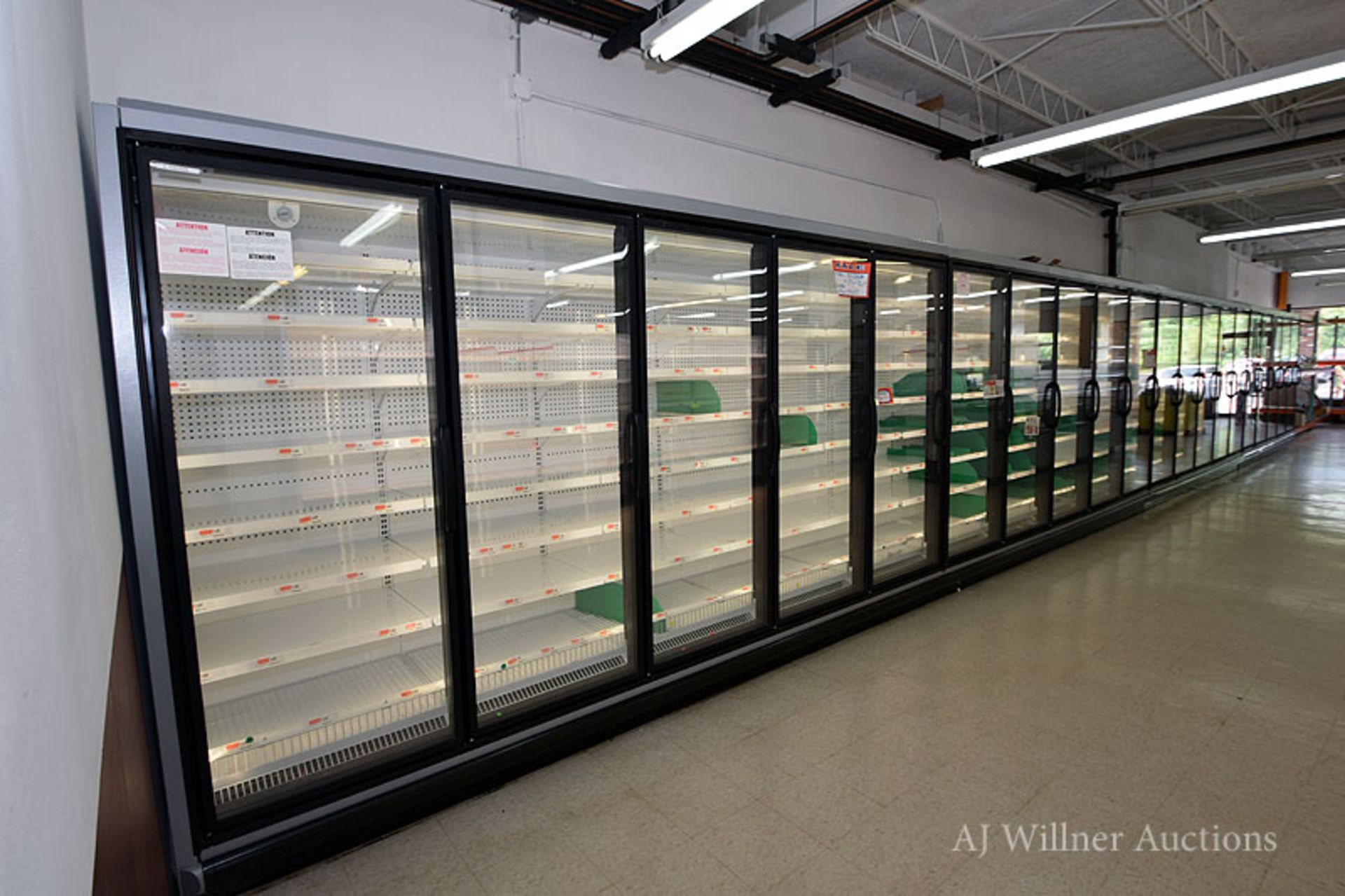 Hussman 4 Section, Reach-In Display Freezer, 88" high - Image 4 of 4