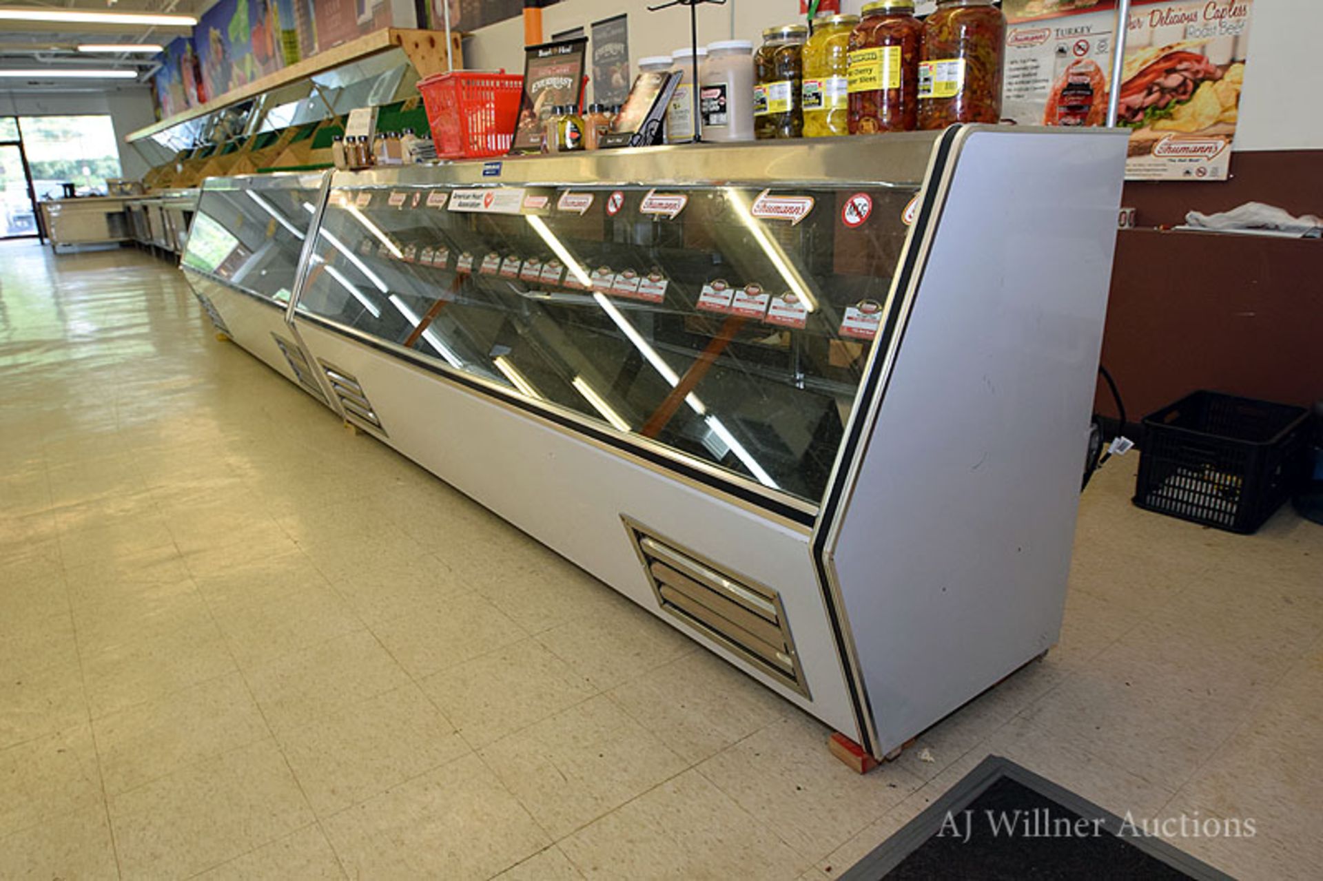 Coolman Refrigerated, Slant Front Deli Case, 10'x42"