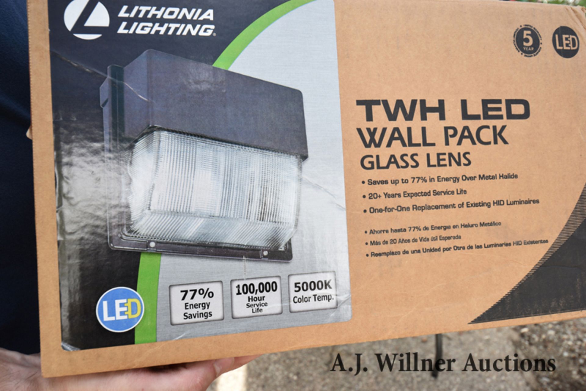 Lithonia Lighting TWH LED Wall Pack w/Glass Lenses - Image 2 of 2