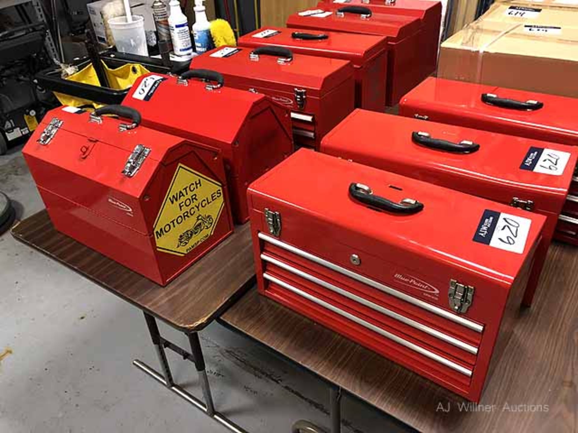 Assorted Blue Point tool boxes
