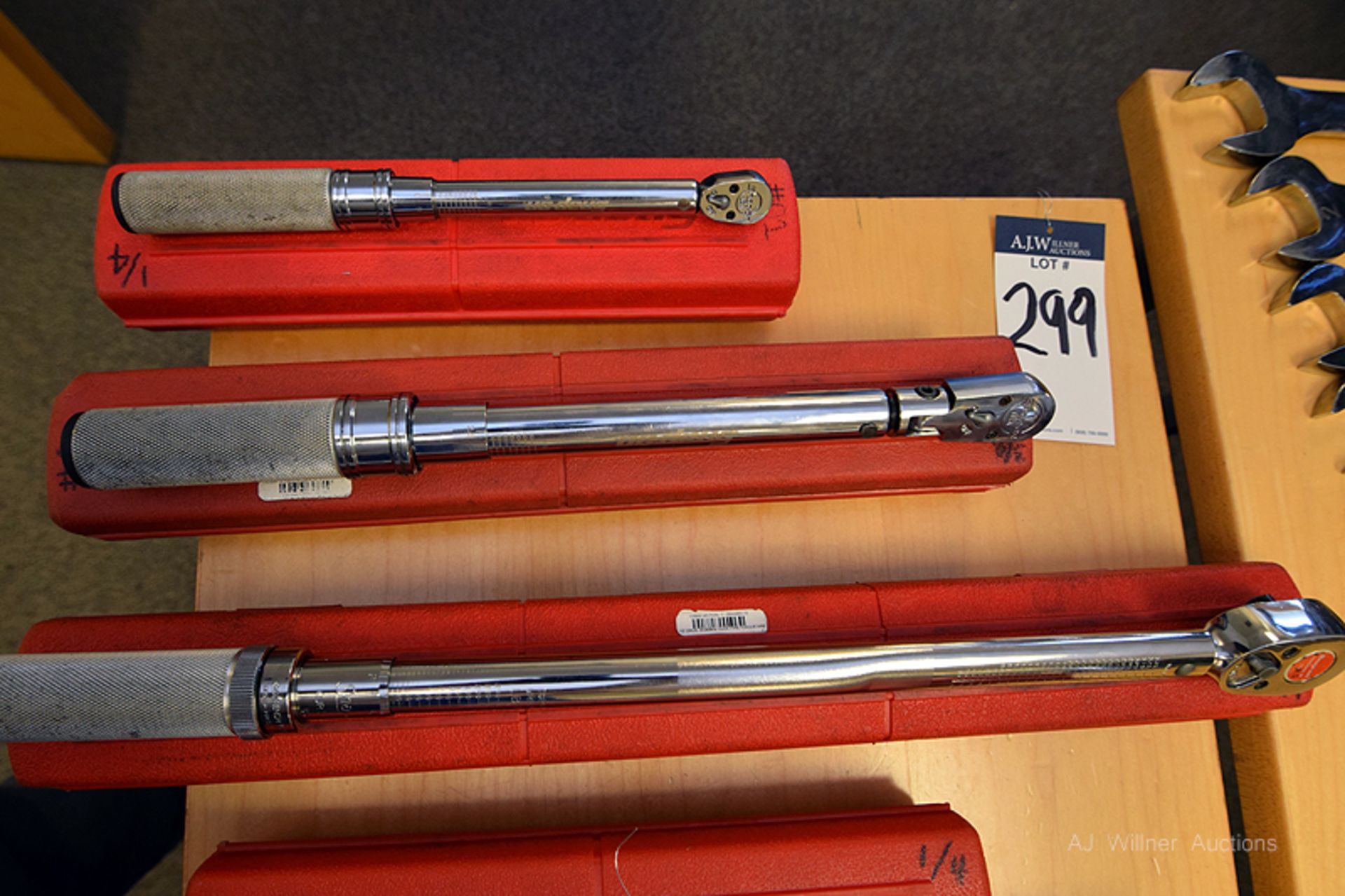 Snap-On 3pc torque wrench set 1/4 3/8 1/2