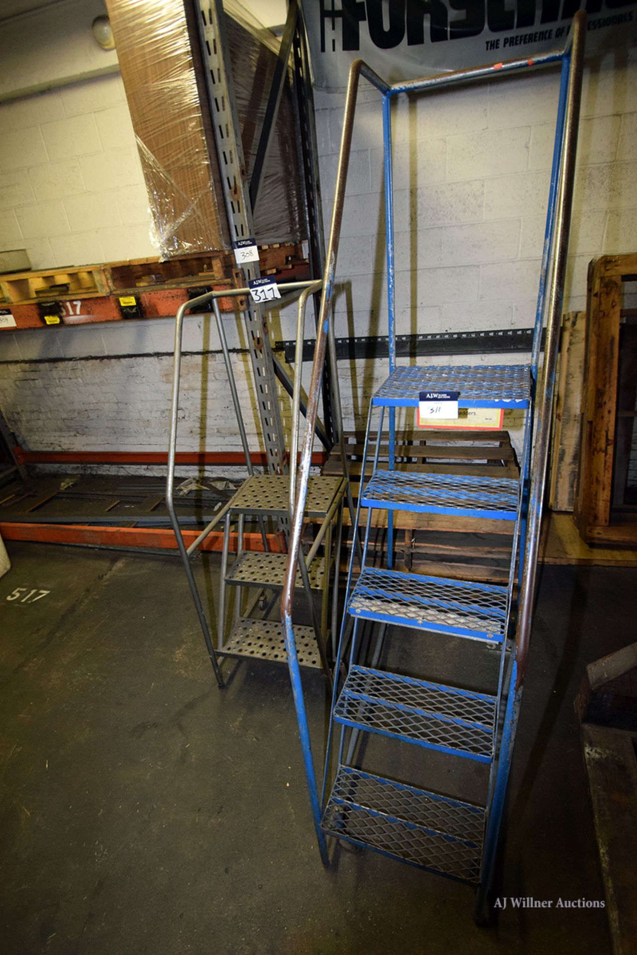 3-Stair and 4-Stair Warehouse Stools