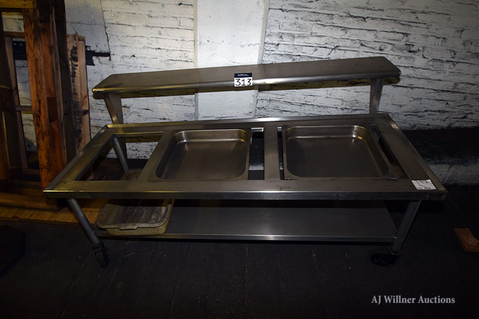 Rolling S/S grill stands w/Inserts: 5', 7' & 11'