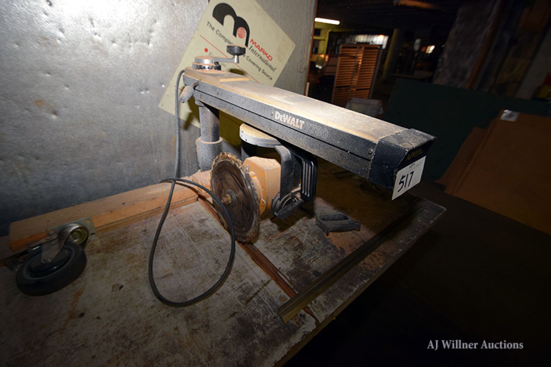 Black & Decker Radial Arm Saw, DeWalt Radial Arm Saw & Craftsman Chop Saw - Image 3 of 7