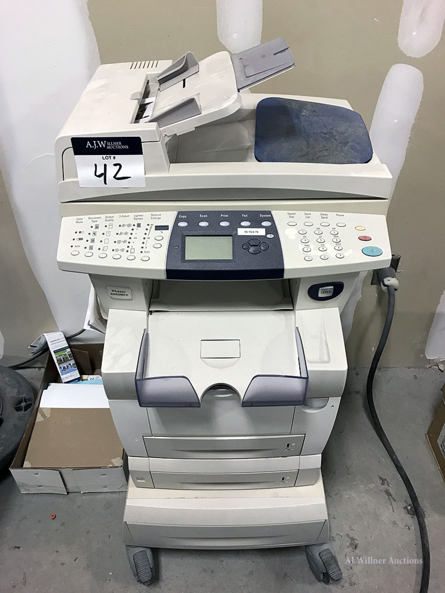 Xerox Phaser 8560 MFP Copier w/ Model 525 Sheet Feeder