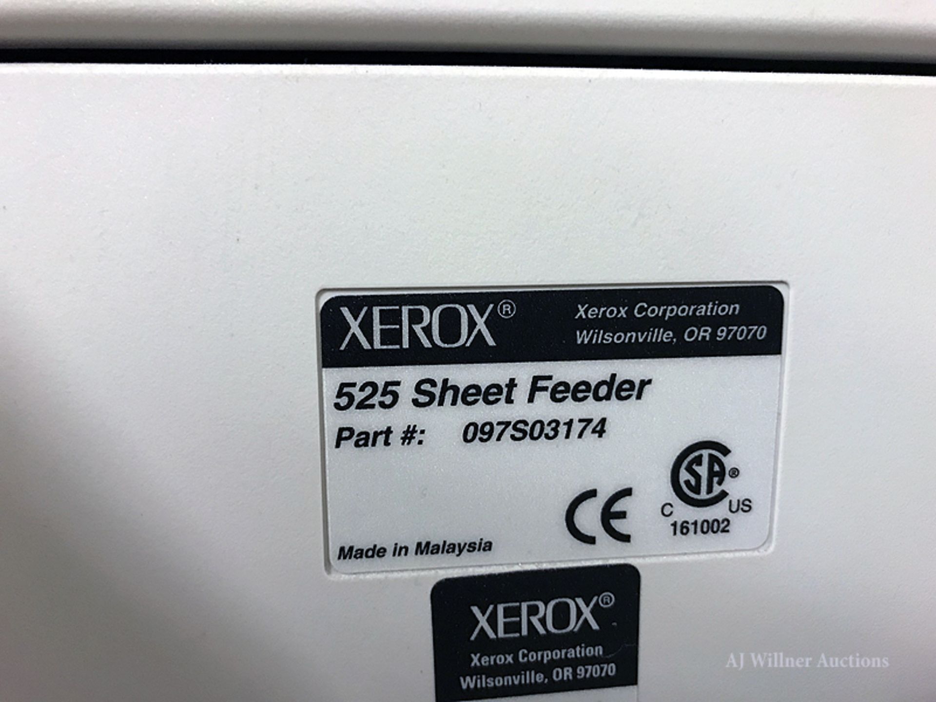 Xerox Phaser 8560 MFP Copier w/ Model 525 Sheet Feeder - Image 5 of 5