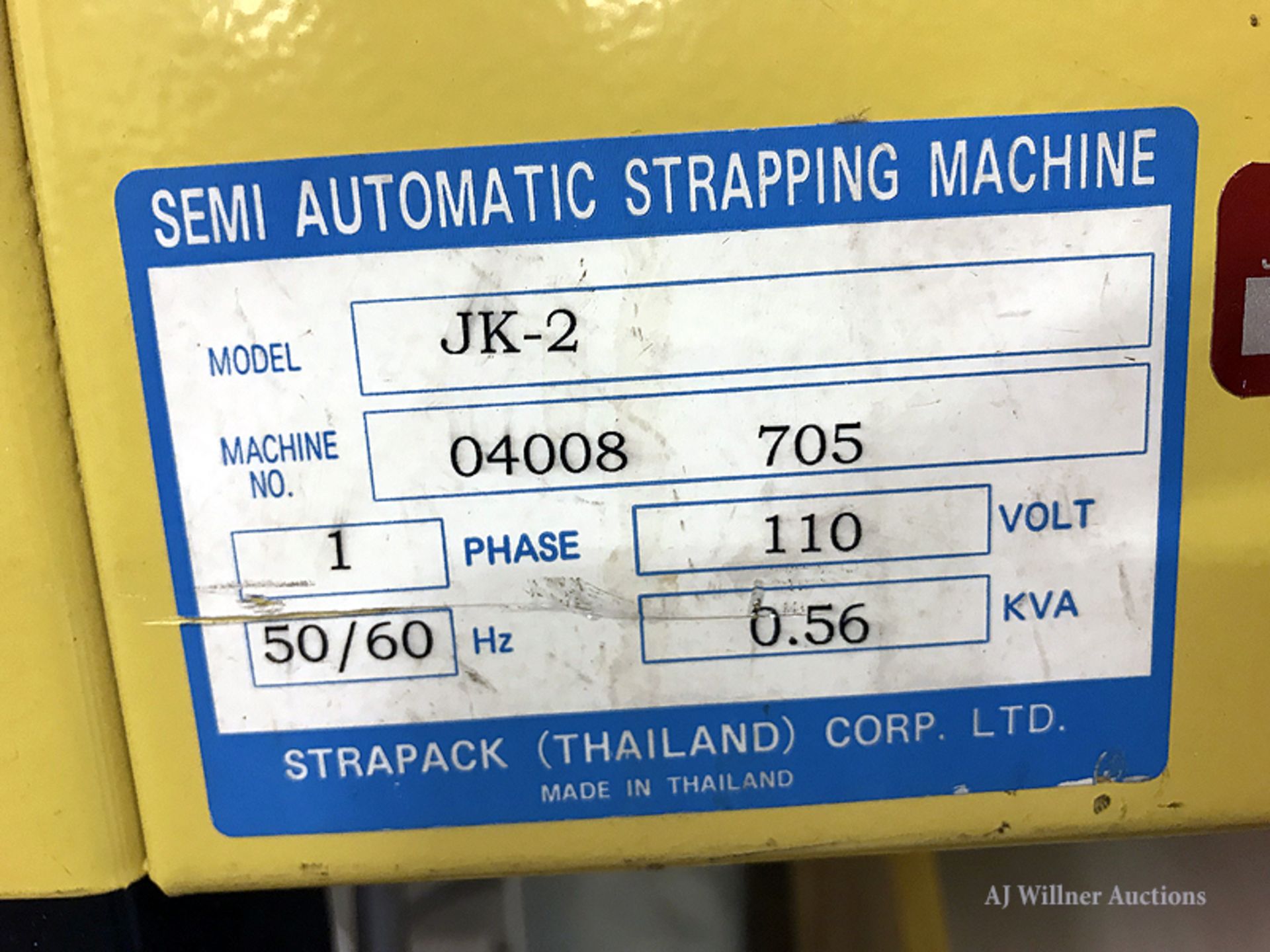 Stra-Pack JK-2 Nylon Strapping Machine - Image 2 of 2